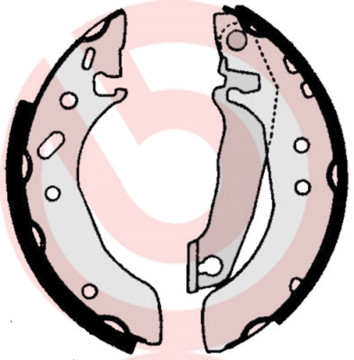 BREMBO Bremsbackensatz