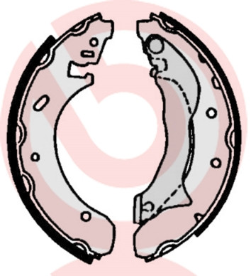 BREMBO Bremsbackensatz