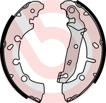 BREMBO Bremsbackensatz