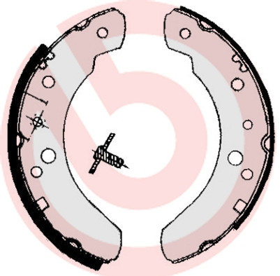 BREMBO Bremsbackensatz