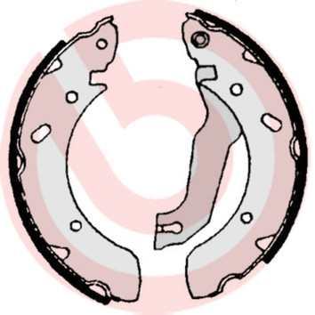 BREMBO Bremsbackensatz