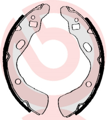 BREMBO Bremsbackensatz