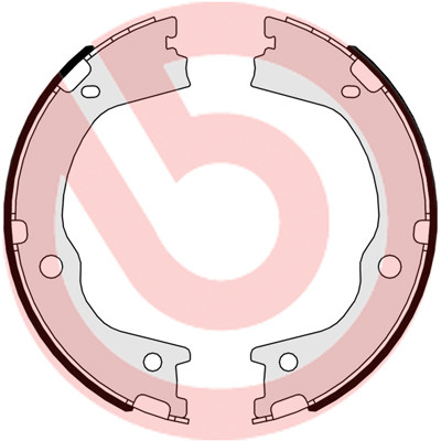 BREMBO Bremsbackensatz, Feststellbremse