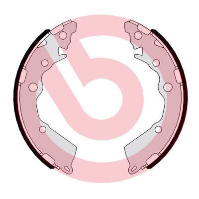 BREMBO Bremsbackensatz