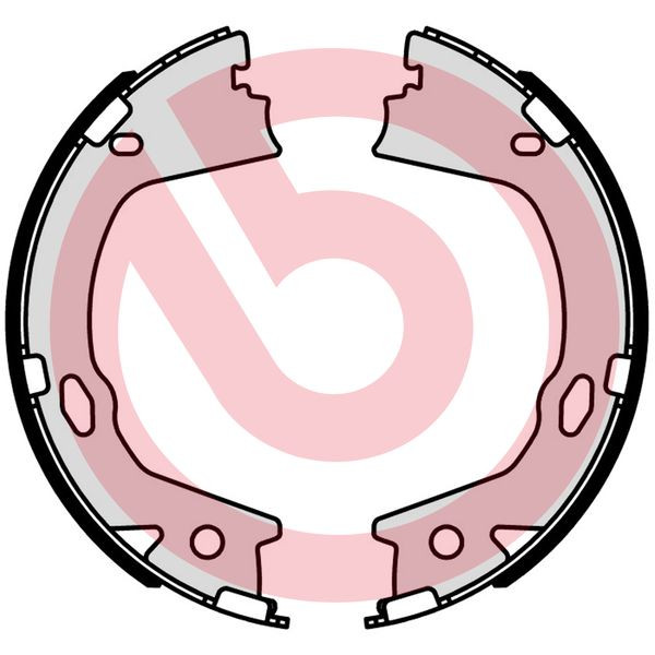 BREMBO Bremsbackensatz, Feststellbremse