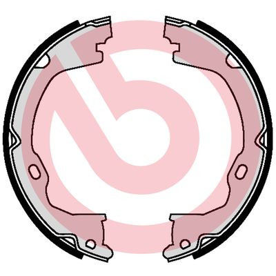 BREMBO Bremsbackensatz, Feststellbremse