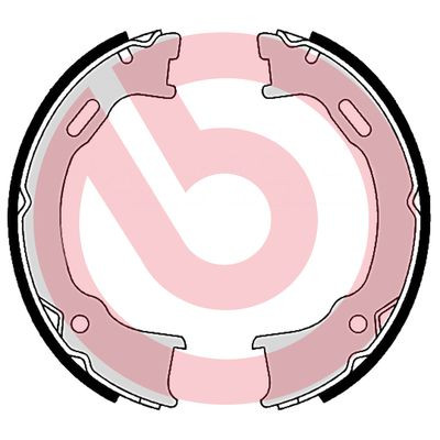 BREMBO Bremsbackensatz, Feststellbremse