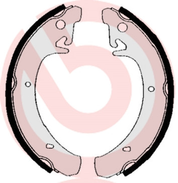 BREMBO Bremsbackensatz