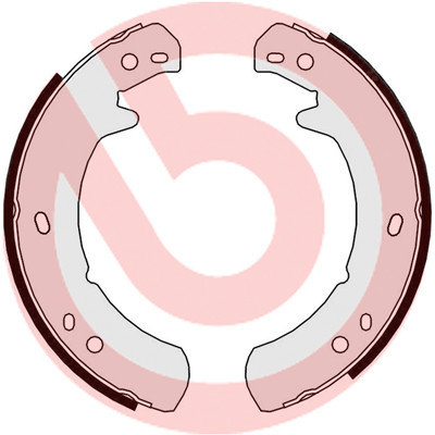 BREMBO Bremsbackensatz, Feststellbremse