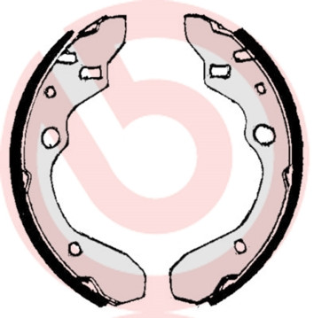 BREMBO Bremsbackensatz