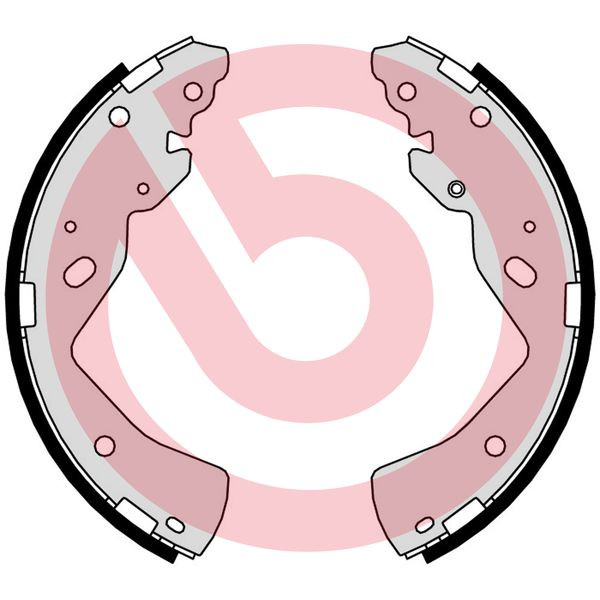 BREMBO Bremsbackensatz