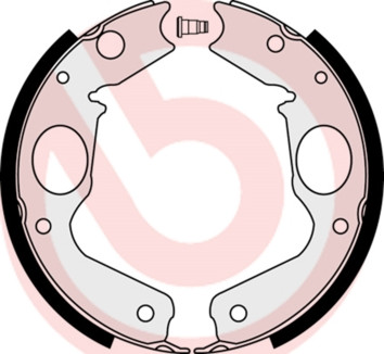 BREMBO Bremsbackensatz, Feststellbremse