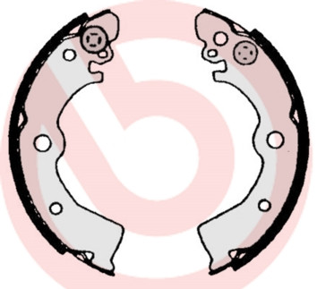 BREMBO Bremsbackensatz