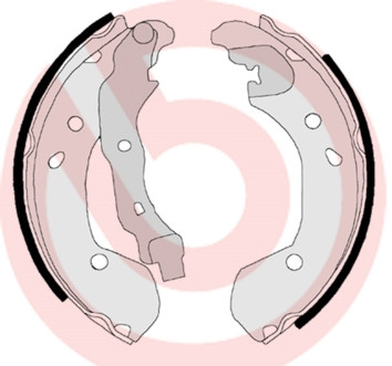 BREMBO Bremsbackensatz