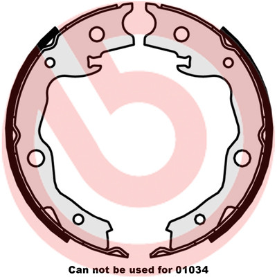 BREMBO Bremsbackensatz, Feststellbremse