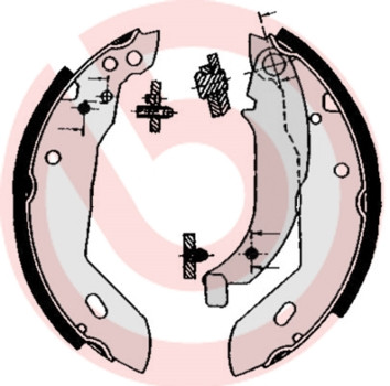 BREMBO Bremsbackensatz