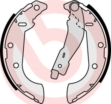 BREMBO Bremsbackensatz