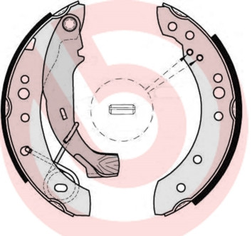 BREMBO Bremsbackensatz