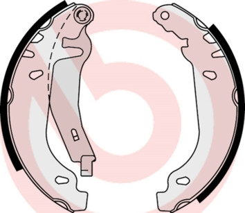 BREMBO Bremsbackensatz