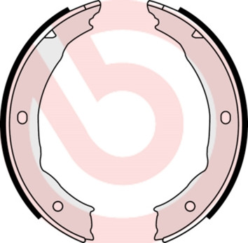 BREMBO Bremsbackensatz, Feststellbremse