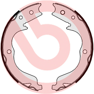 BREMBO Bremsbackensatz, Feststellbremse