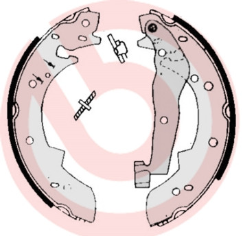 BREMBO Bremsbackensatz