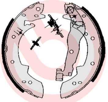 BREMBO Bremsbackensatz