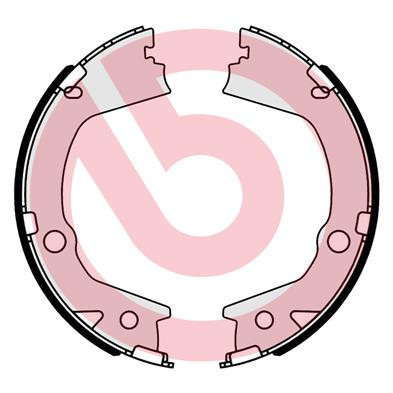 BREMBO Bremsbackensatz, Feststellbremse