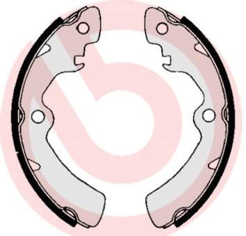 BREMBO Bremsbackensatz