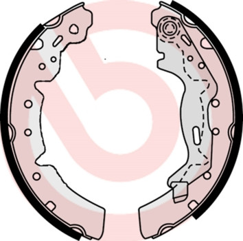 BREMBO Bremsbackensatz