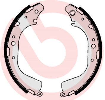 BREMBO Bremsbackensatz