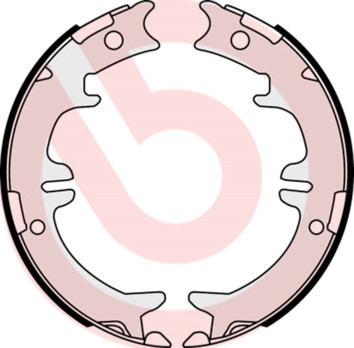 BREMBO Bremsbackensatz, Feststellbremse