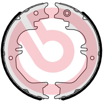 BREMBO Bremsbackensatz, Feststellbremse