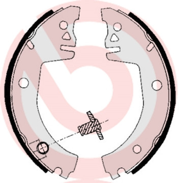 BREMBO Bremsbackensatz