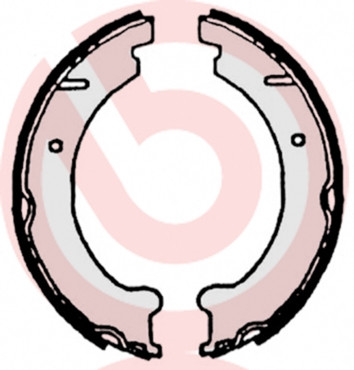 BREMBO Bremsbackensatz, Feststellbremse