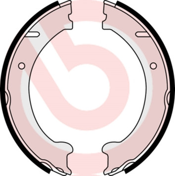 BREMBO Bremsbackensatz, Feststellbremse