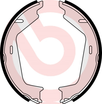 BREMBO Bremsbackensatz, Feststellbremse