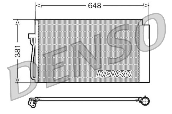 DENSO Kondensator, Klimaanlage