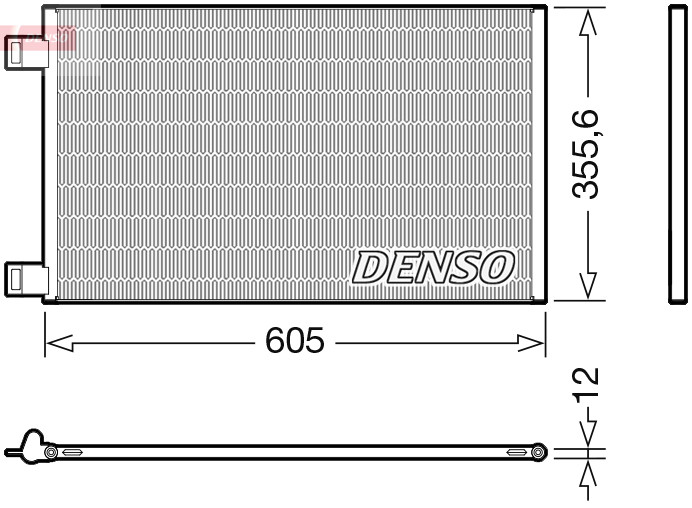 DENSO Kondensator, Klimaanlage