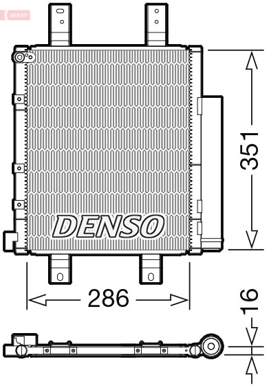 DENSO Kondensator, Klimaanlage