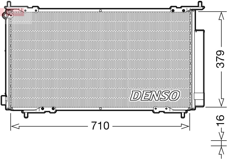 DENSO Kondensator, Klimaanlage