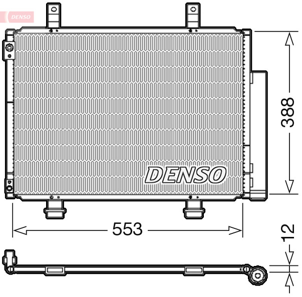 DENSO Kondensator, Klimaanlage