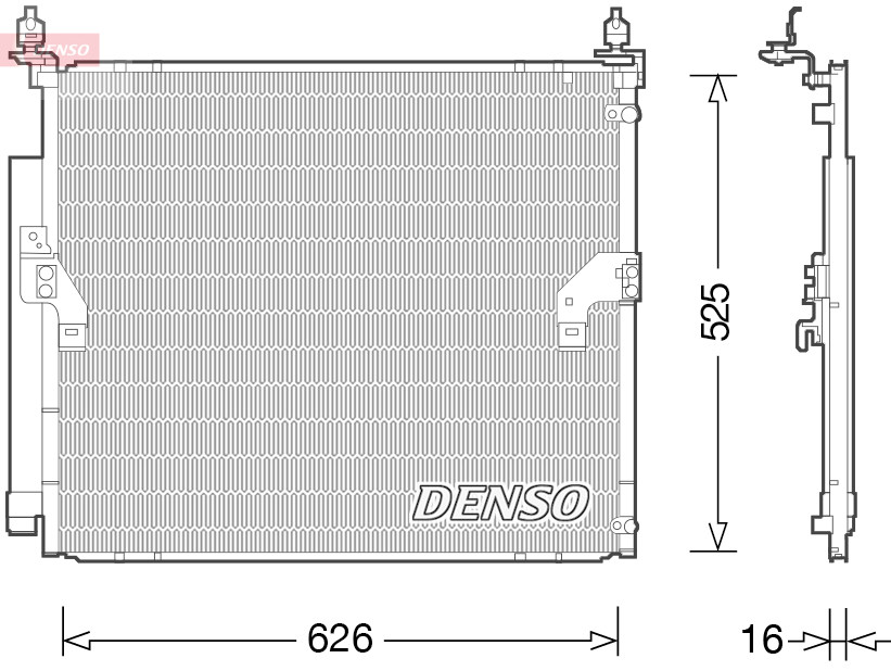 DENSO Kondensator, Klimaanlage