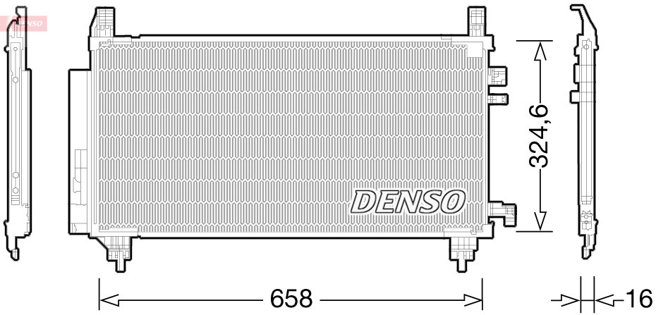 DENSO Kondensator, Klimaanlage