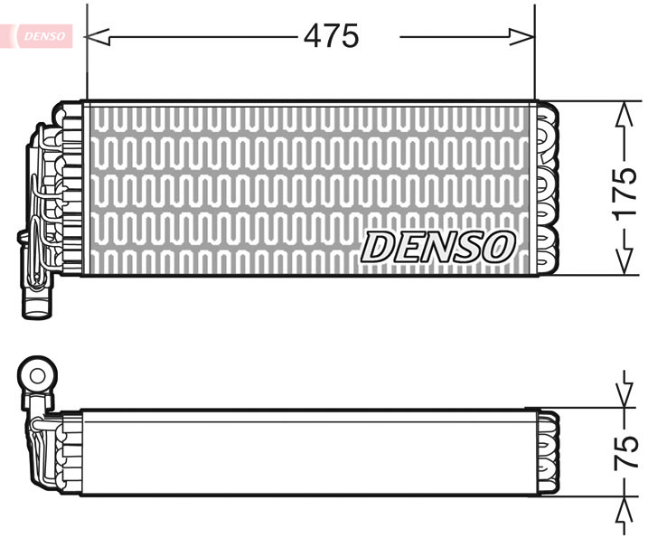 DENSO Verdampfer, Klimaanlage