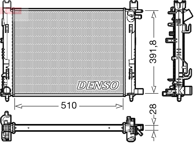 DENSO Kühler, Motorkühlung