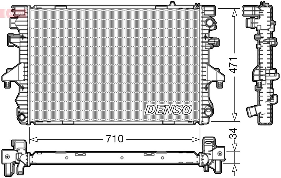 DENSO Kühler, Motorkühlung