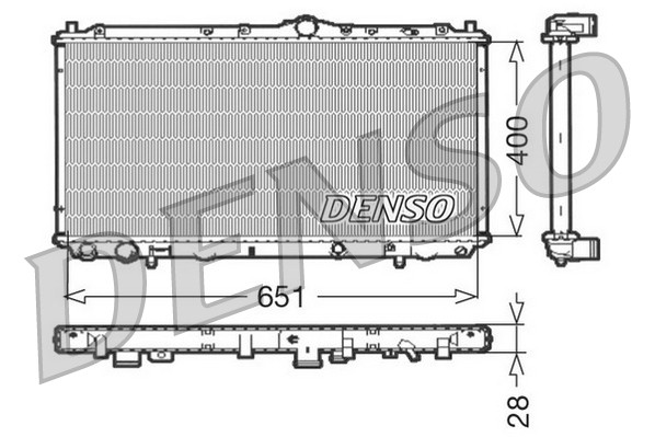 DENSO Kühler, Motorkühlung
