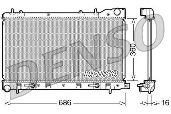 DENSO Kühler, Motorkühlung
