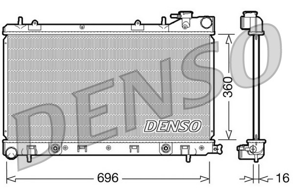 DENSO Kühler, Motorkühlung